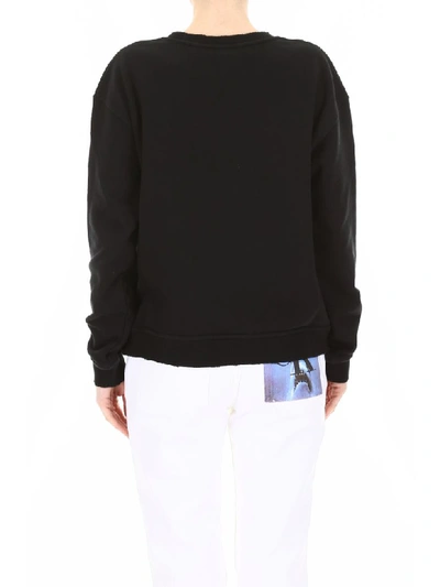 Shop Calvin Klein Jaws Sweatshirt In Black (black)