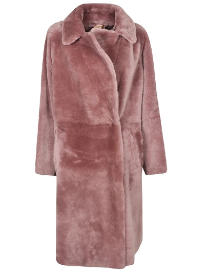 Shop N°21 Fur Coat In Pink
