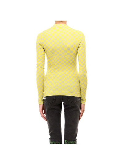 Shop Off-white Sweater In Yellow