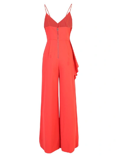 Shop Alice And Olivia Keeva Jumpsuit In Red