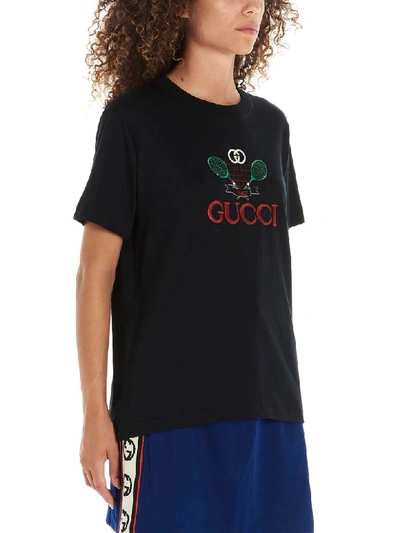 Shop Gucci T-shirt In Black