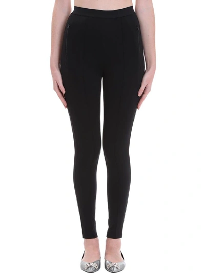 Shop Balenciaga Leggins In Black Viscose