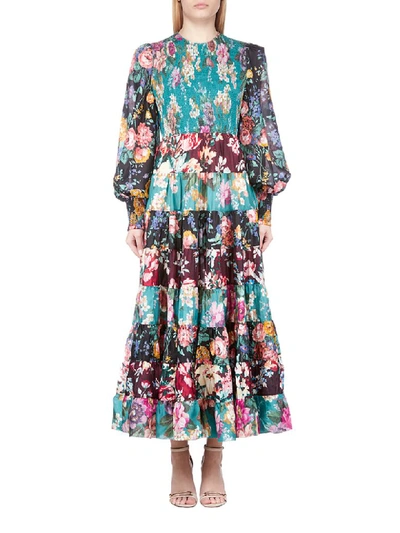 Shop Zimmermann Dress In Spliced