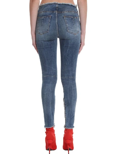 Shop Ben Taverniti Unravel Project Jeans In Blue Denim