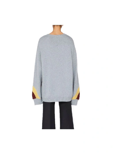 Shop Stella Mccartney Wool Jumper All You Need Is Love In Grey Colourway