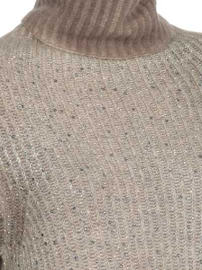 Shop Avant Toi Wool And Cashmere Sweater In Taupe