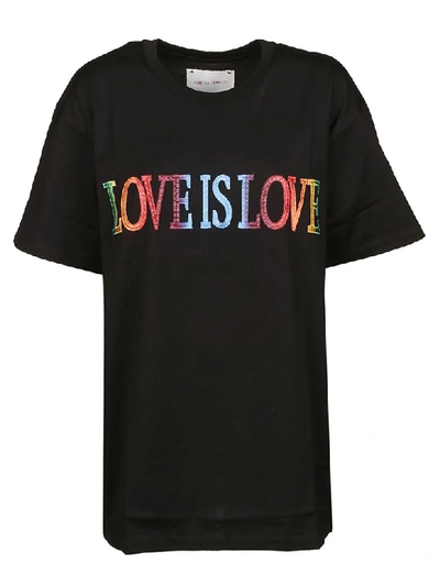Shop Alberta Ferretti Love Is Love T-shirt