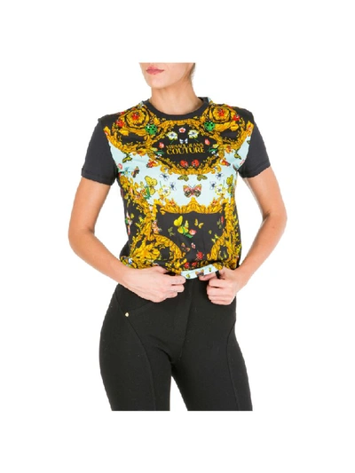 Shop Versace Jeans Couture Ladybug Baroque T-shirt In Nero