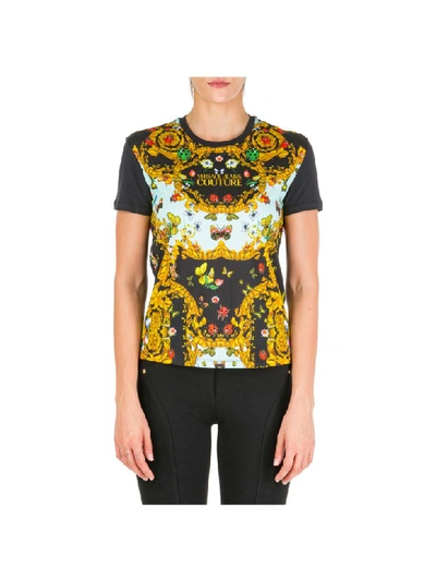 Shop Versace Jeans Couture Ladybug Baroque T-shirt In Nero