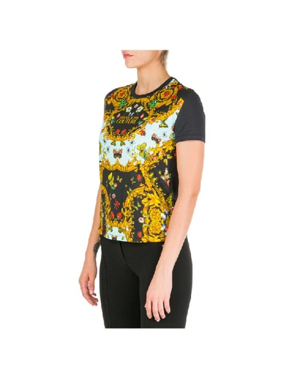 Shop Versace Jeans Couture Ladybug Baroque T-shirt In Nero