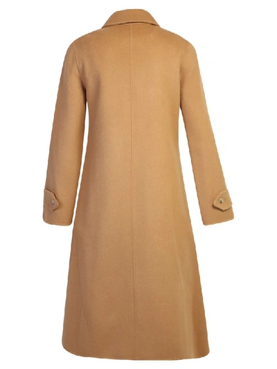 Shop Acne Studios Single-breasted Coat In Brown