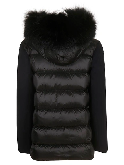 Shop Rrd - Roberto Ricci Design Winter Hybrid Zar Lady Fur Jacket In Blue