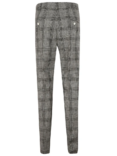 Shop Isabel Marant Checked Trousers In Ecru