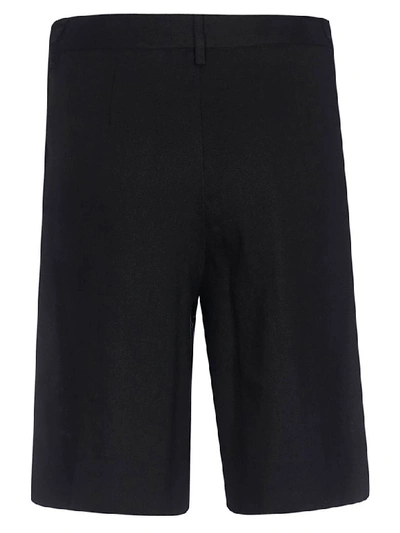Shop Barena Venezia High Waist Shorts In Black