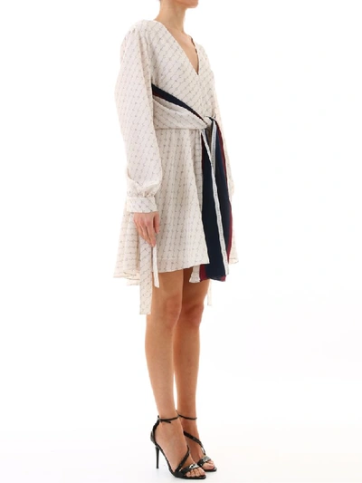 Shop Stella Mccartney Silk Dress Lea In White