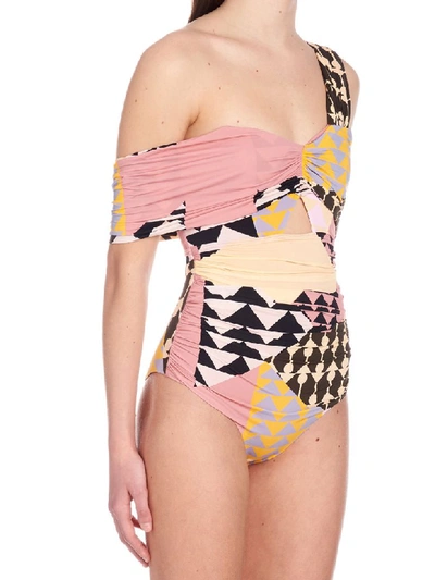 Shop Self-portrait Swimsuits In Multicolor