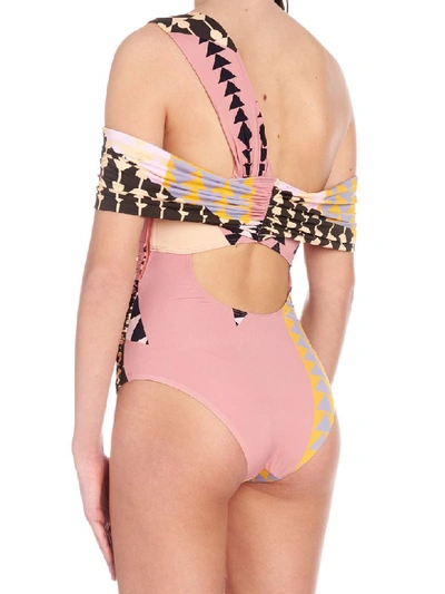 Shop Self-portrait Swimsuits In Multicolor