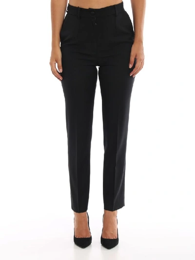 Shop Dolce & Gabbana Pants In Nero