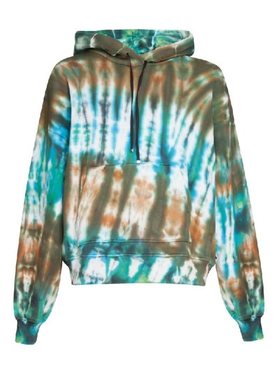 Shop Amiri Tye-dye Oversize Hoodie In Multicolor