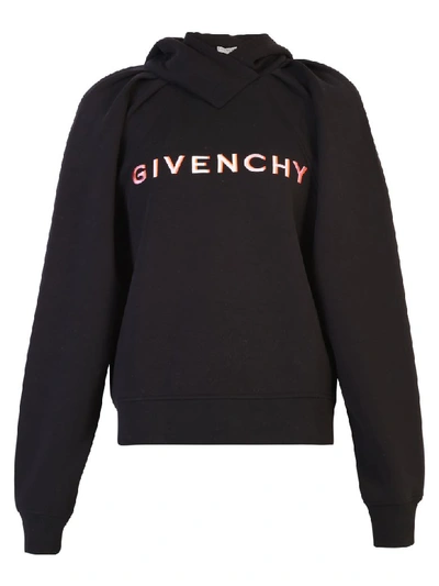 Shop Givenchy Branded Sweatshirt In Black