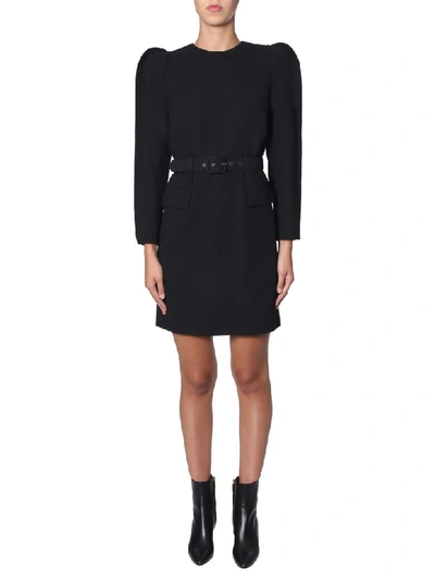 Shop Givenchy Dress With Belt In Nero