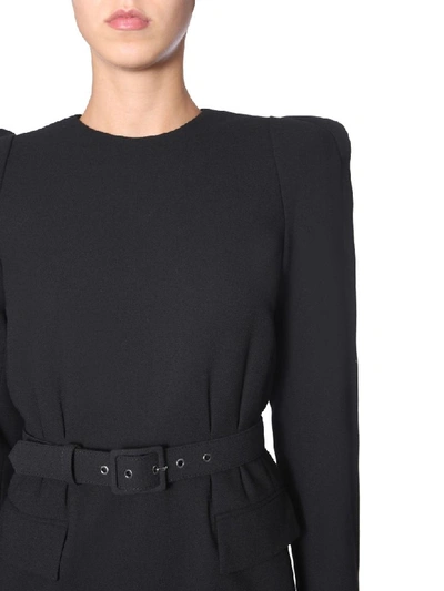 Shop Givenchy Dress With Belt In Nero