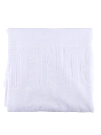 Shop Vetements Beach Towel In White