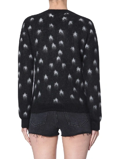 Shop Saint Laurent Sweater In Mohair In Nero