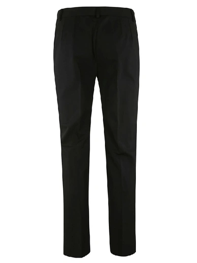 Shop Dolce & Gabbana Cropped Trousers In Black