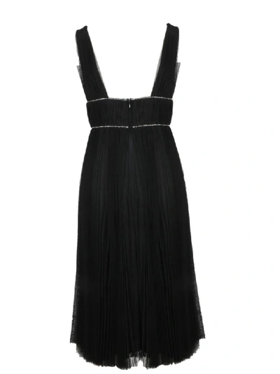 Shop Maria Lucia Hohan Pleated Kylie Dress In Black