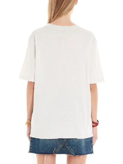 Shop Saint Laurent Jardin Majorelle T-shirt In White