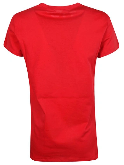 Shop N°21 Printed Logo T-shirt In Red