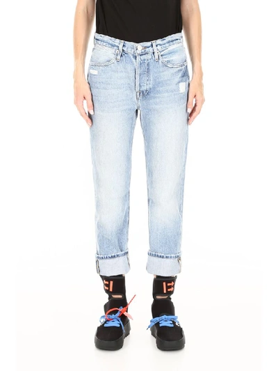 Shop Frame Le Pegged Jean In Aldine (light Blue)