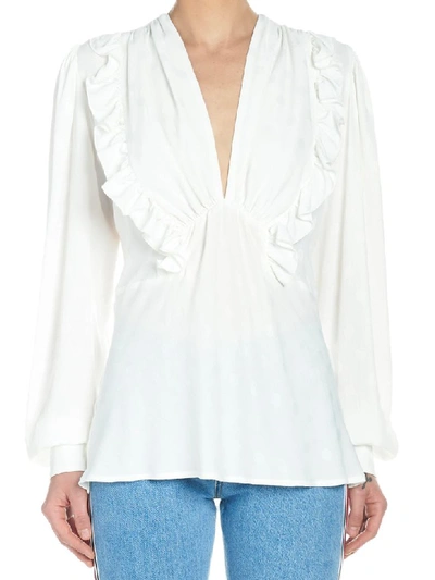 Shop Msgm Blouse In White