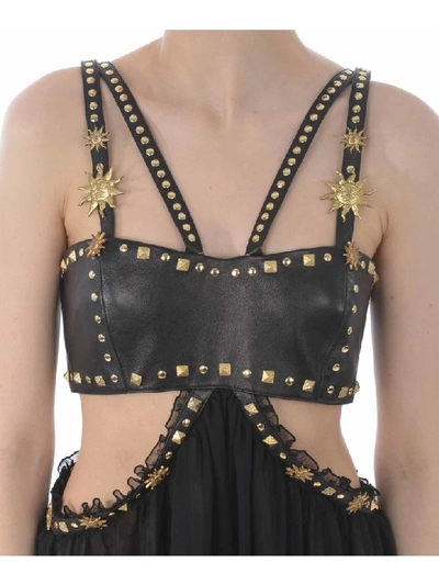 Shop Fausto Puglisi Embellished Dress In Nero