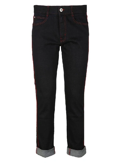 Shop Stella Mccartney Cropped Jeans In Blue