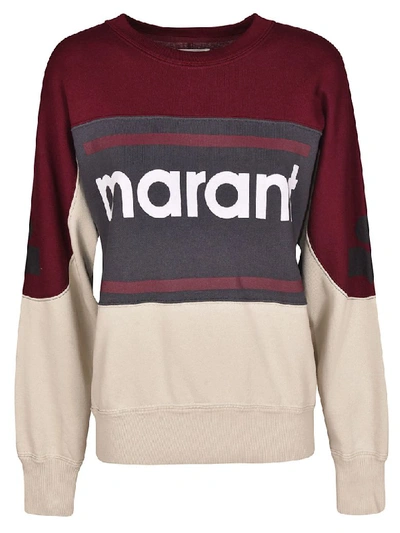 Shop Isabel Marant Étoile Gallian Sweatshirt In Burgundy