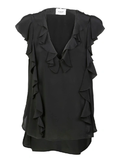 Shop Dondup Ruffled Top