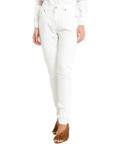 Shop Michael Michael Kors Selma Skinny Jeans In Bianco
