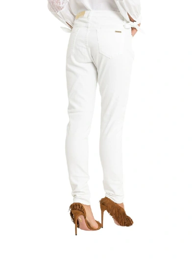 Shop Michael Michael Kors Selma Skinny Jeans In Bianco