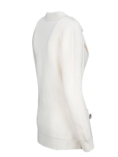 Shop Alessandra Rich Cardigan In White