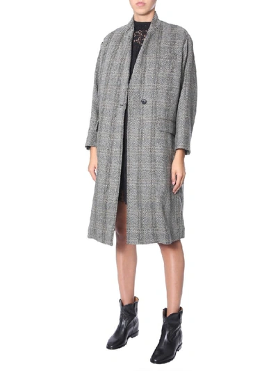 Shop Isabel Marant Étoile Henlo Coat In Grigio