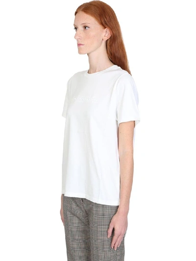 Shop Stella Mccartney T-shirt In White Cotton