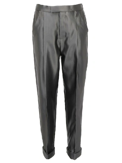 Shop Tom Ford Pants In Anthracite