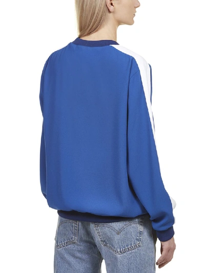 Shop Kenzo Signature Tiger Sweatshirt In Azzurro Multicolor