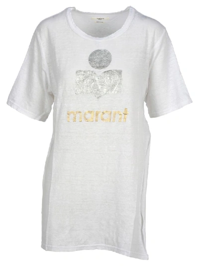 Shop Isabel Marant Étoile Im Etoile  Koldi T-shirt In White