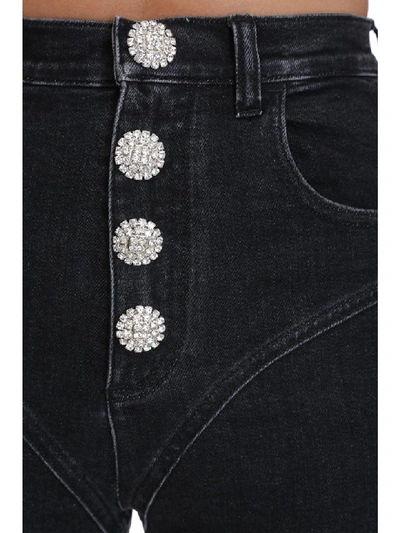 Shop Alessandra Rich Jeans In Black Denim