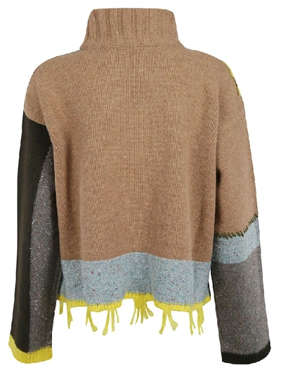 Shop Antonio Marras Turtleneck Sweater In Multicolor