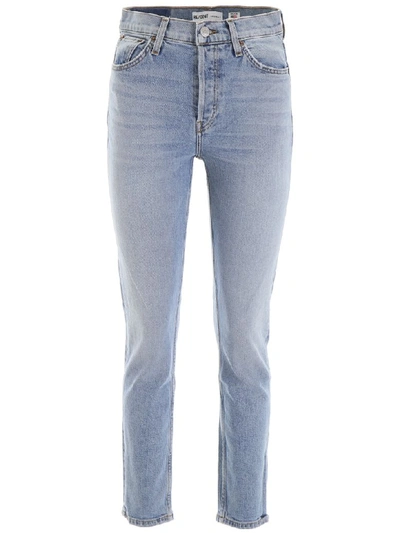 Shop Re/done Original Skinny Jeans In Pale Indigo (light Blue)