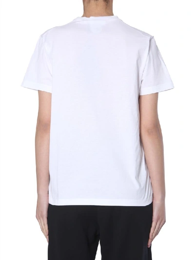 Shop Dsquared2 Printed T-shirt In Bianco